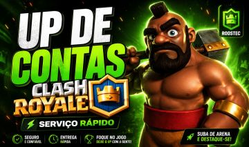 UP / SUBO TROFÉUS NA SUA CONTA DO CLASH ROYALE - RÁPIDO E SEGURO