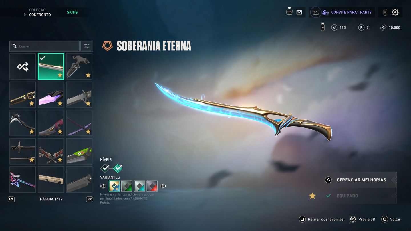 CONTA VALORANT RARA COM 6 CHAVEIROS RADIANTE, 8 AO FIM DO ATO!