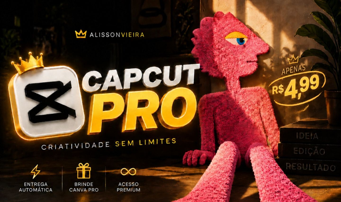 Capcut Pro Privado + Canva Pro e Brindes