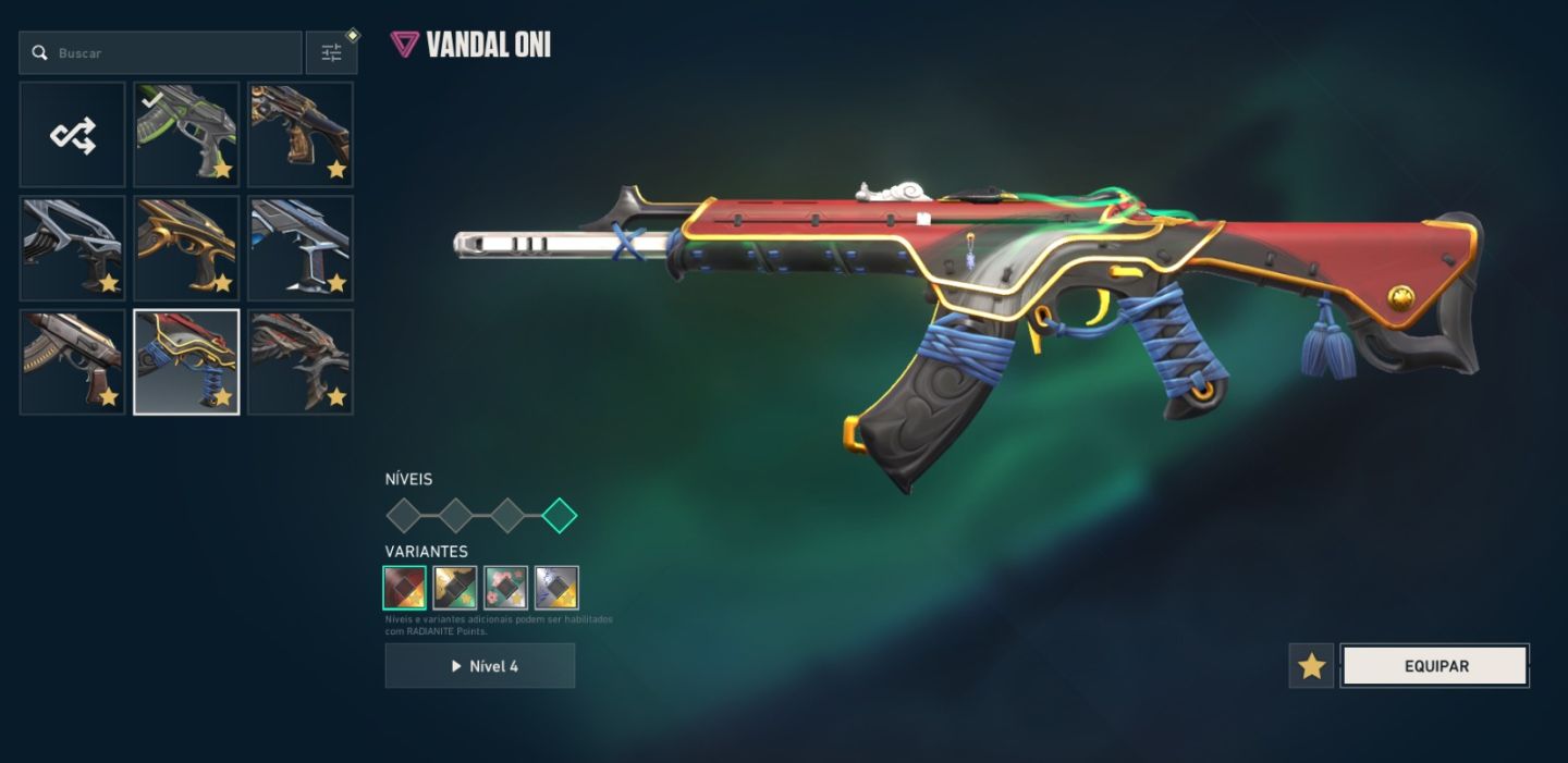 CONTA DE VALORANT COM PACOTE CHAMPIONS 2026, 3 FACAS VCT, E MUITAS OUTRAS SKINS