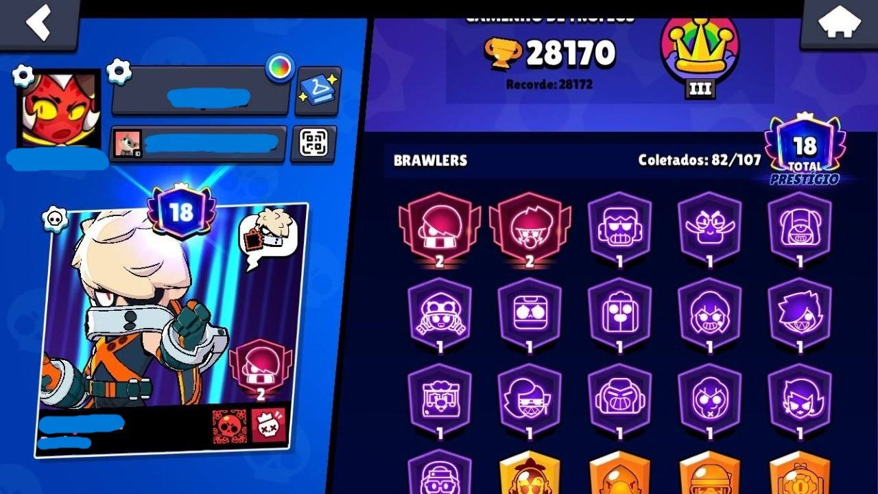Conta brawl stars - 28k de troféus