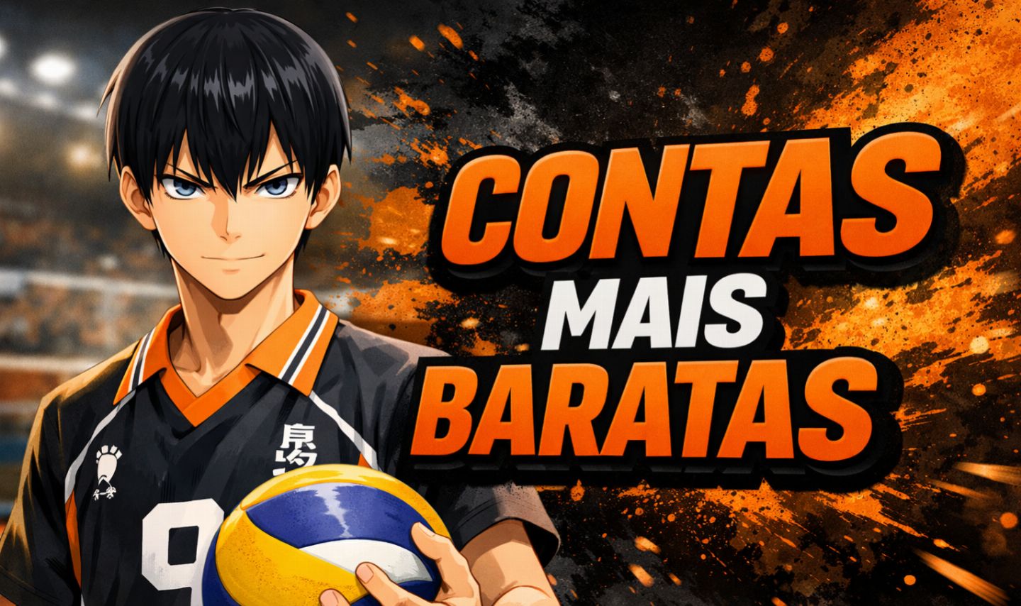 CONTAS DE VOLEY BALL LEGENDS COM A MAIOR PROMOÇÃO DA GG MAX, CORRE!