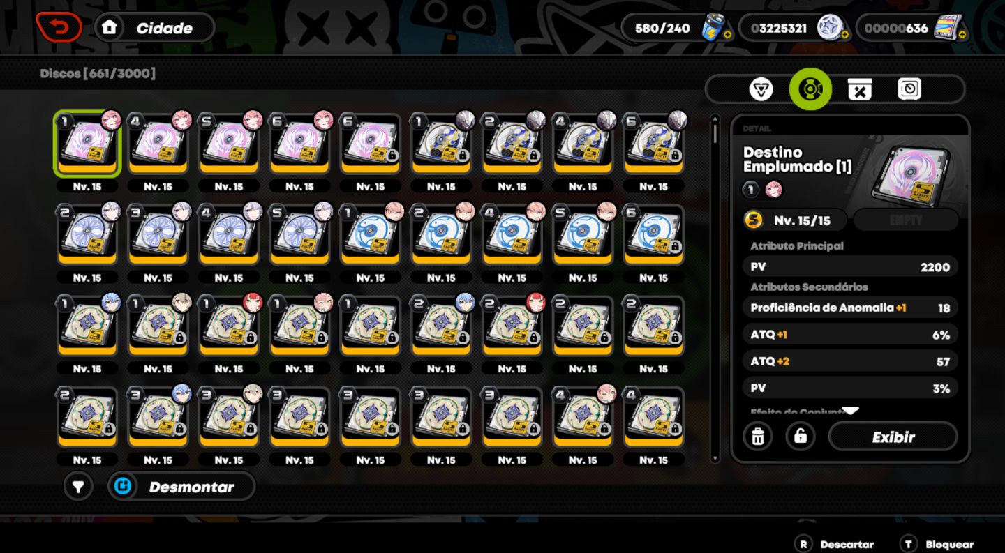 Conta Endgame Honkai + ZZZ todos os personagens bem buildados