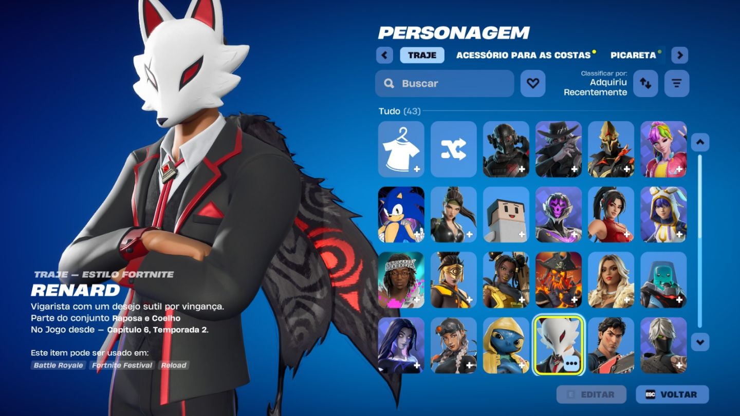 CONTA DE FORTNITE COM 41 SKINS | John Wick | PROMOÇÃO!