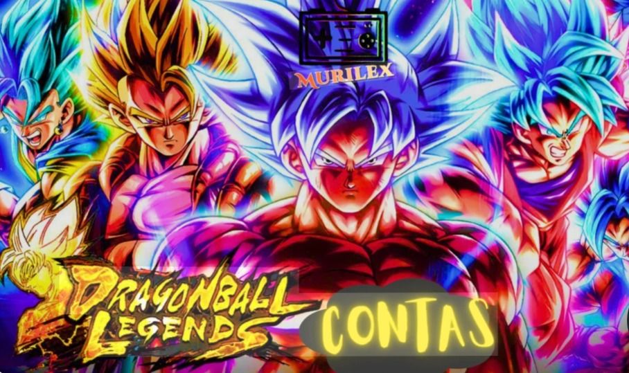 Conta dragon ball legends com vários personagens