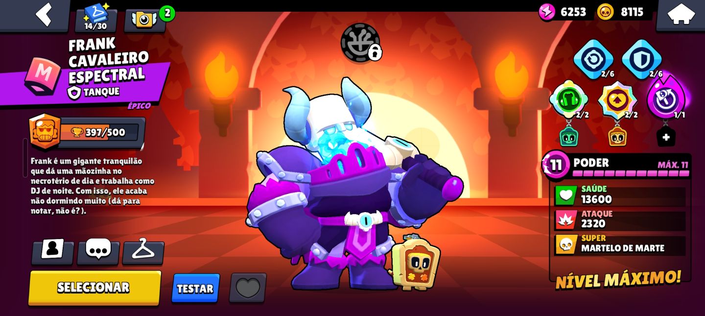 Conta completa de Brawl Stars