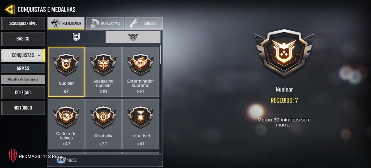 CONTA CALL OF DUTY LENDÁRIA
