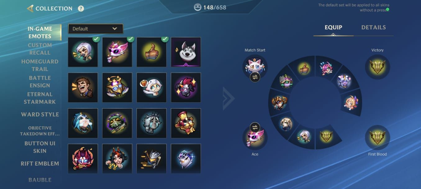 CONTA WILD RIFT | 222 SKINS | EX-DESAFIANTE