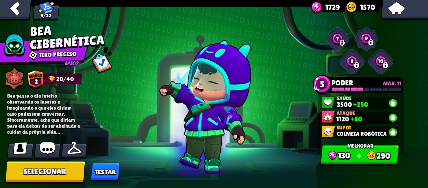 CONTA BRAWL STARS MUITAS SKINS, 5K Troféus 2019