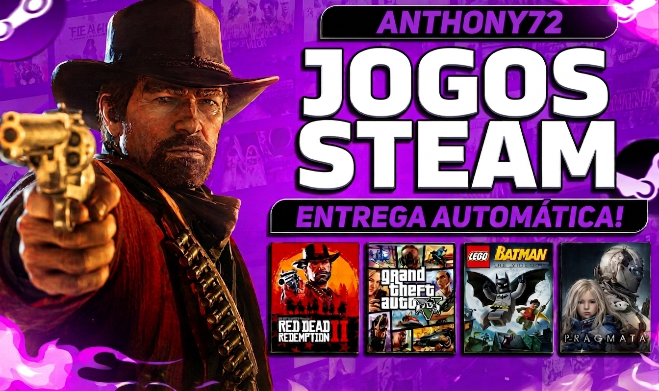 JOGOS DA STEAM PARA PC | CONTAS STEAM OFFLINE | ENTREGA AUTOMATICA