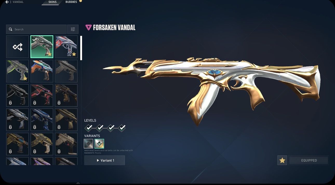 CONTA VALORANT RARA