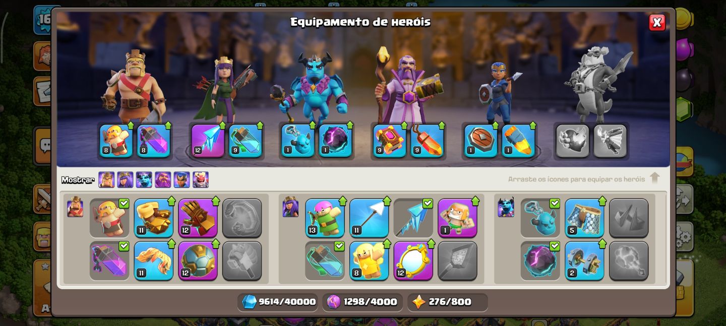 Conta Clash of clans cv14