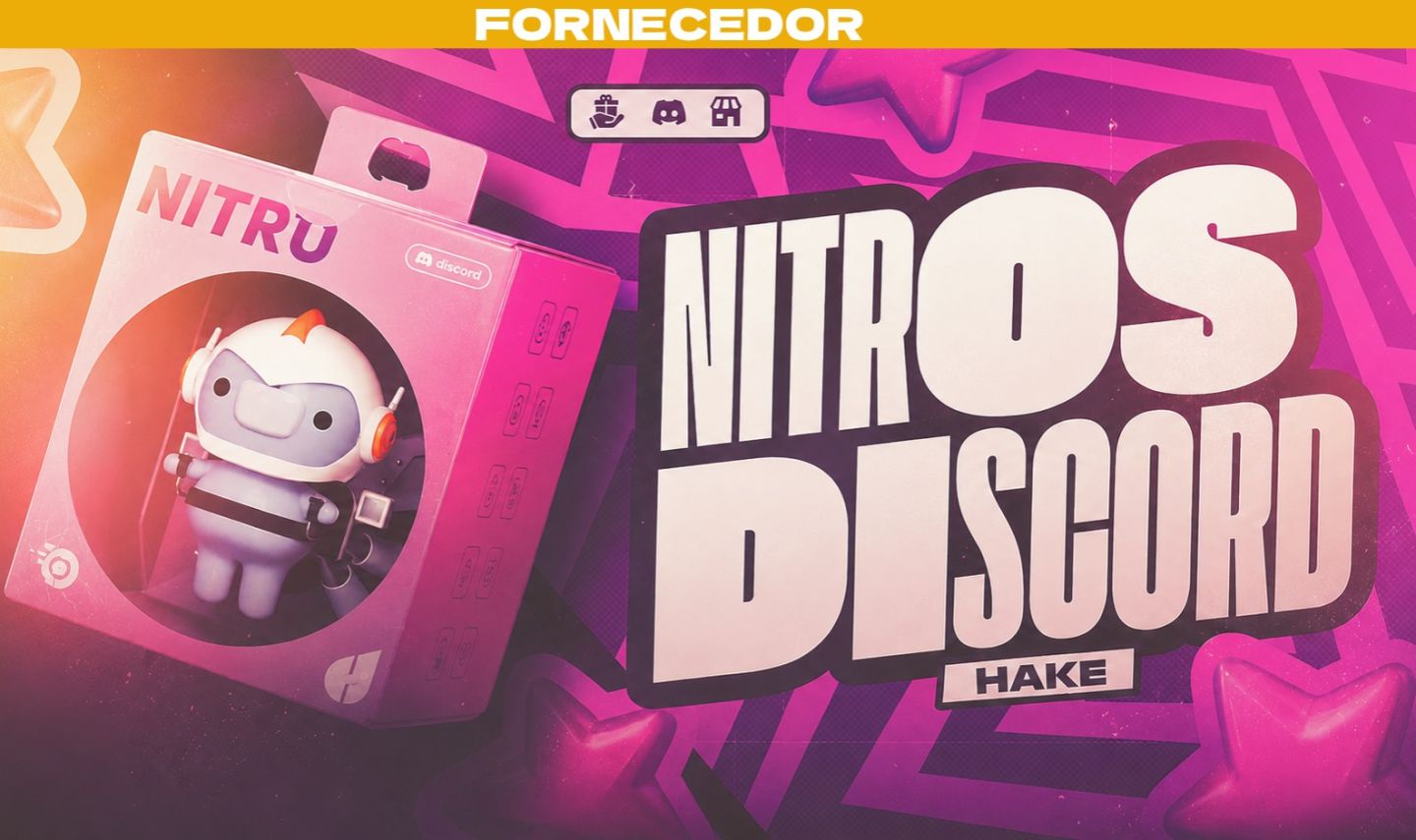 [MELHOR PREÇO] DISCORD NITRO 3 MESES + 6 IMPULSOS | Envio Imediato + Ativação