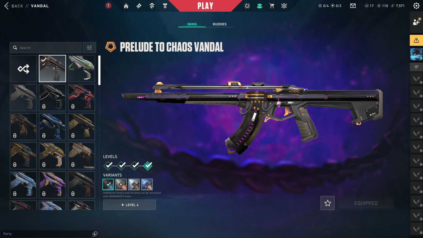 Conta valorant peak diamante 2, pacote bolt + varias skins