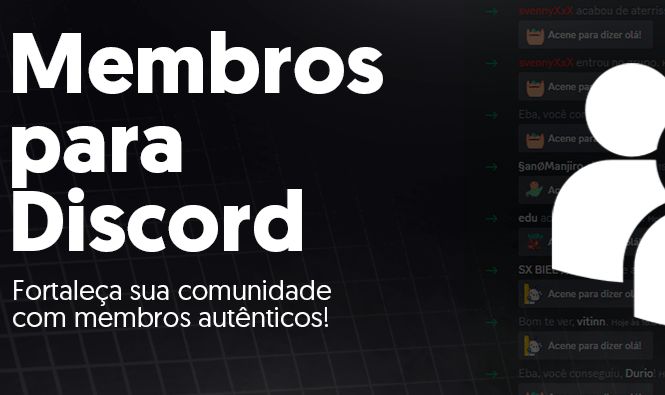 Membros discord 100% reais