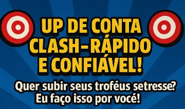 Clash royale up de contas/elojob