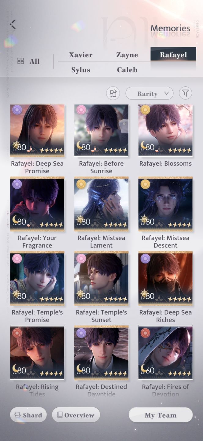 Conta Infold (Love and Deepspace + Infinity Nikki) | Rafayel Main