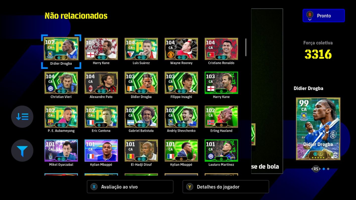 Conta do eFootball steam