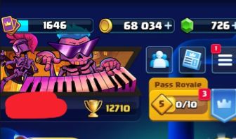 Conta muito upada e forte com 12700 trofeus!!!