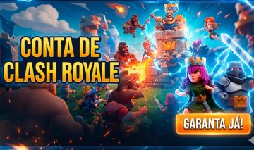 CONTA BRABA DE CLASH ROYALE, FOCADA NO COMPETITIVO..