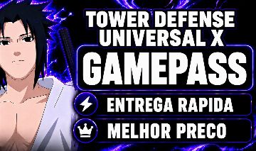GAMEPASS/ITENS DEFESA DA TORRE UNIVERSAL X | UNIVERSAL TOWER DEFENSE X