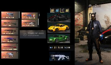 Conta PUBG 8 Progressivas/ Porsche + Buggati / 6 esquemas /Beryl Crohma /