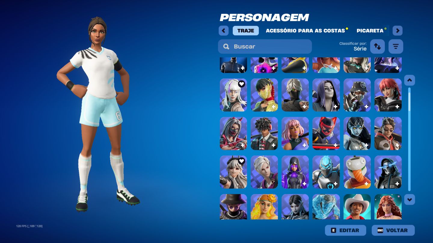 Conta fornite com mais de 7 anos de criaçao e 193 skins + rocket league
