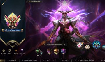 Conta Wild rift com Yone aniquilador de demônios e outras diversas skins raras