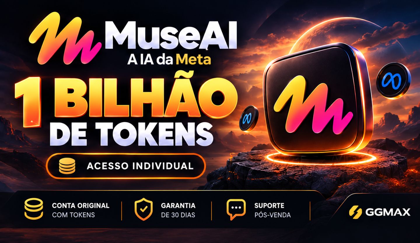 CONTA MUSE AI INDIVIDUAL | 1 BILHÃO DE TOKENS | SÓ SUA | 30 DIAS DE ACESSO