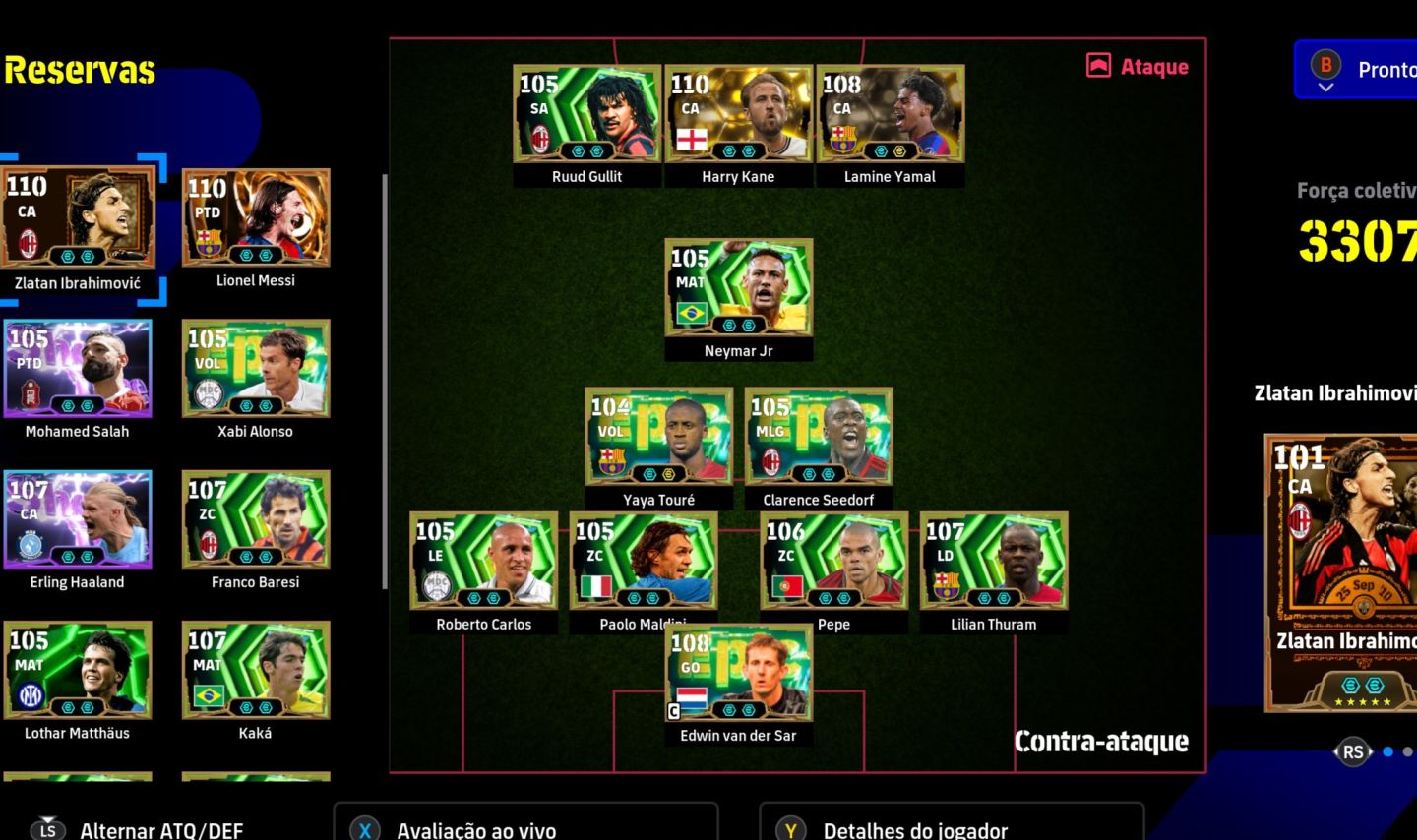 Conta Efootball com as Melhores Cartas do Jogo, Plataforma Steam