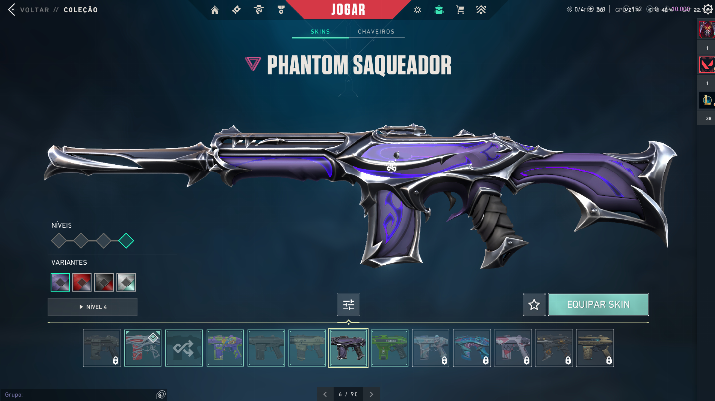 CONTA VALORANT ASCENDENTE 1 + SKINS - FULL ACESSO