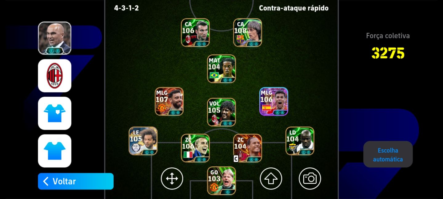 Conta braba de efootball