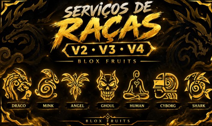 SERVIÇOS DE RAÇAS V4 NO BLOX FRUTIS