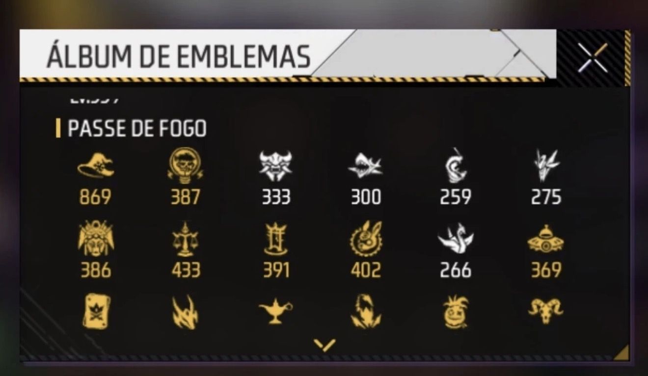 Conta free fire prime 8 gemada