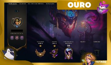 [SMURF MÍTICA] CONTA OURO 4 - 19K DE ESSENCIA AZUL - 410 RP - 100% SEGURA!