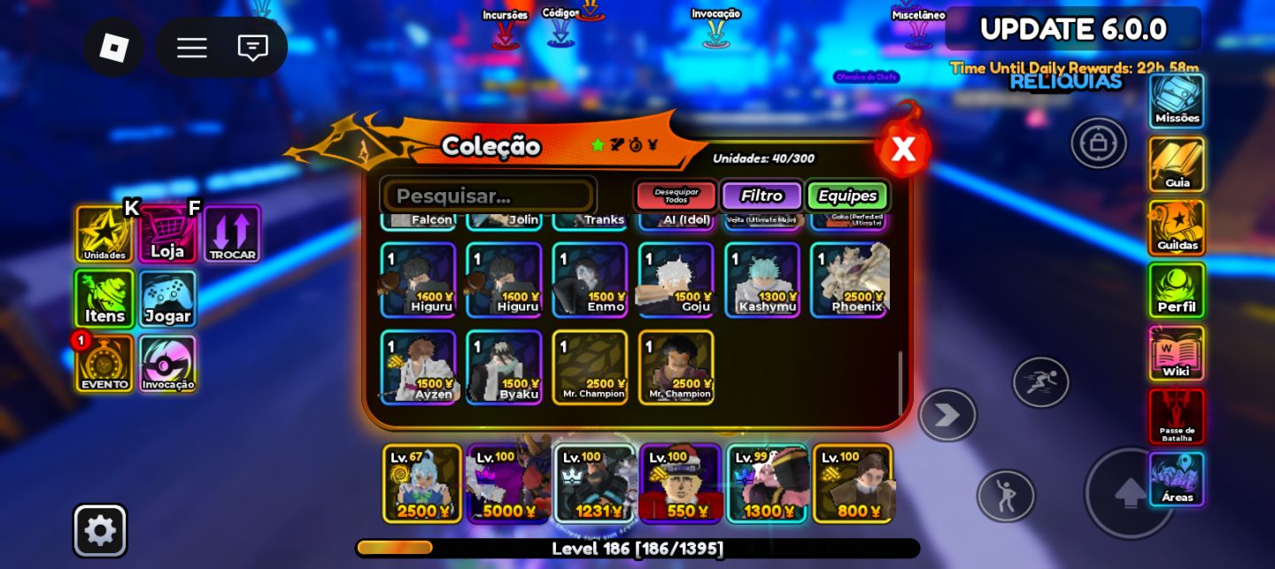 Conta de anime crusaders super forte