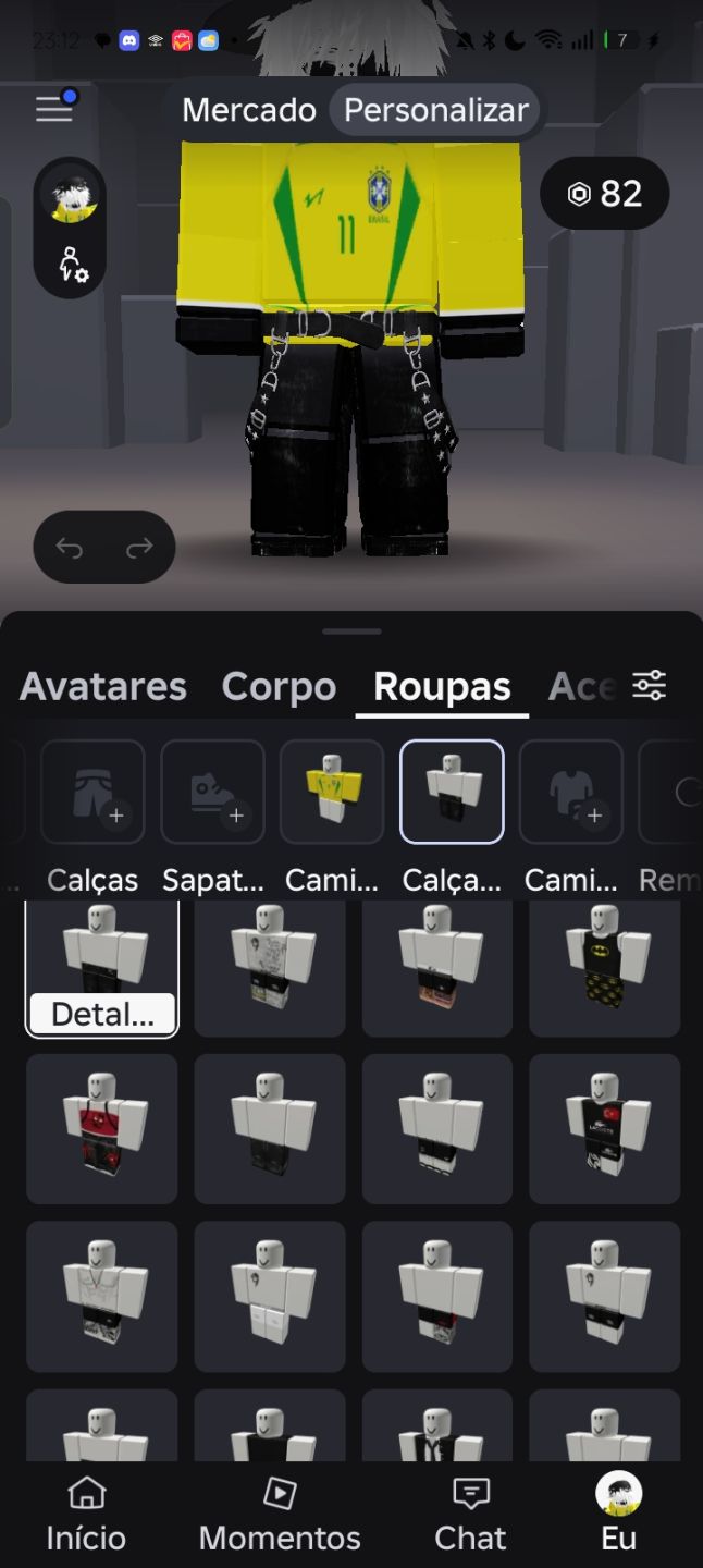 Conta de Roblox no preço dou desconto