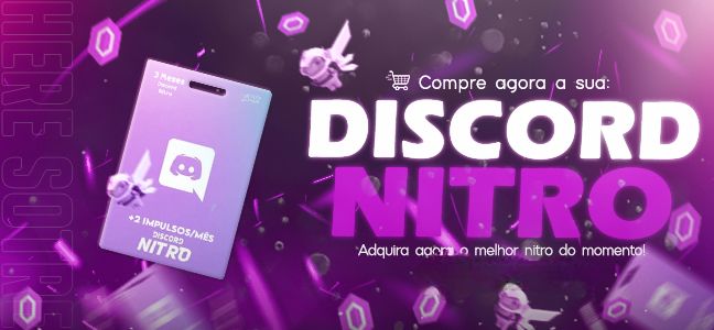 CONTA DISCORD NITRO GAMING 1/3 MÊS | COM BOOST | ENTREGA RAPIDA