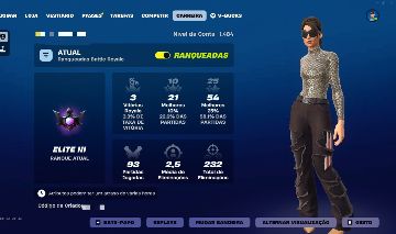 CONTA FORTNITE LVL 1.484 FULL TRYHARD !