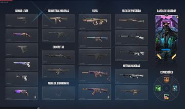 Conta de valorant - diamante 1 com pacote neo-oeste completo e outras skins