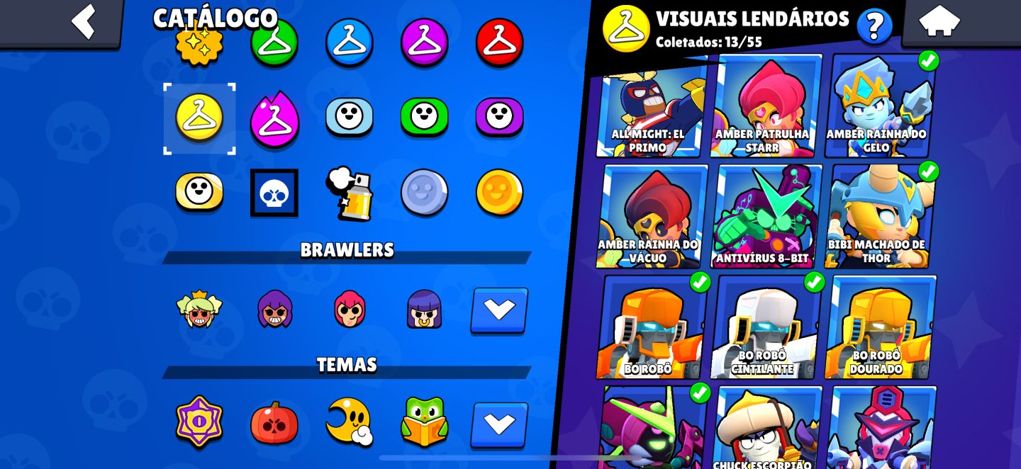Conta com 60k de troféus muito valiosa brawl stars