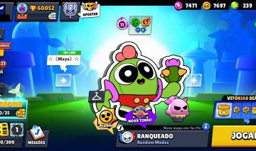 Conta de Brawl stars com 60K de troféus baratas