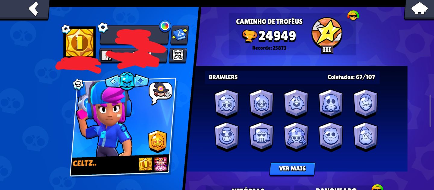 Conta de Brawl stars super rara