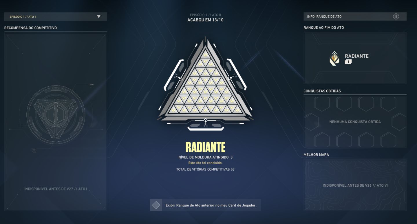 Conta de valorant desde o BETA! 6x Radiante, champions 2021, 24, e 25 e mais...