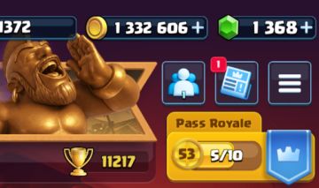 Conta de Clash Royale