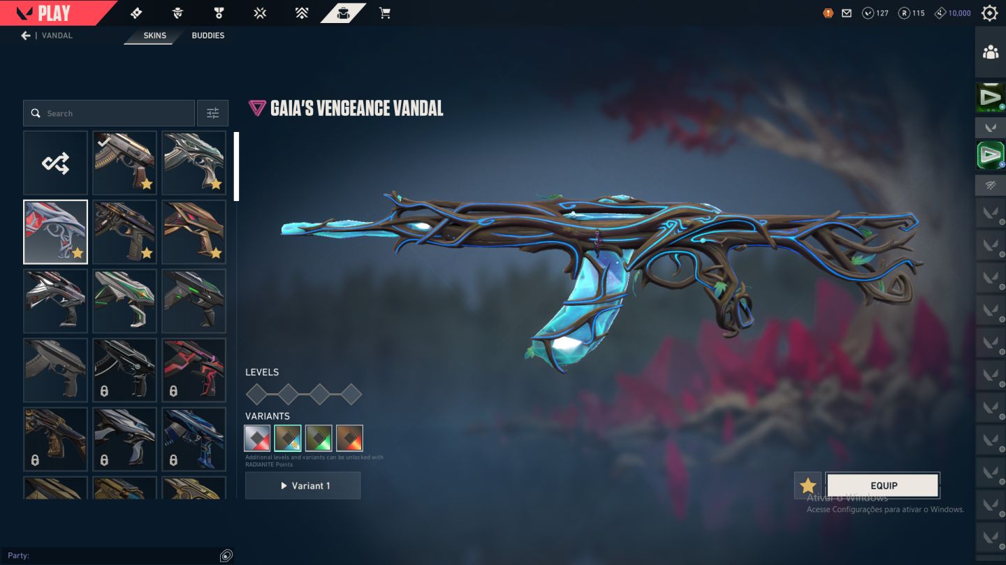 CONTA VALORANT: 3 FACAS, 5 PHANTOMS, 5 VANDAIS, GOLD 3 MAIS DE 1500 GASTOS