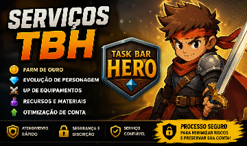 Serviços (farm) Task bar hero