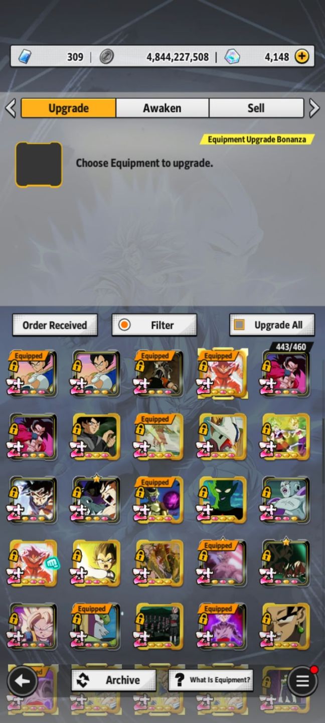 CONTA DRAGON BALL LEGENDS COM VÁRIOS LFS E ULTRAS - ENTREGA IMEDIATA