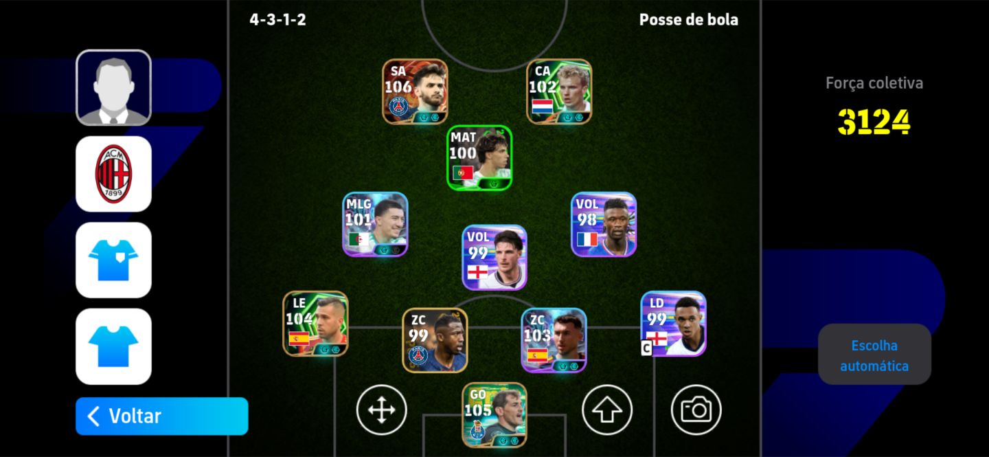 Conta de efootball básica