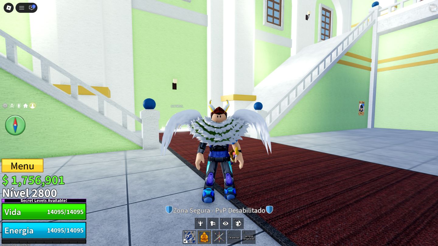 CONTA BLOX FRUITS NÍVEL 2800 | CDk + TTK + SKULL GUITAR + FRUTAS RARAS!